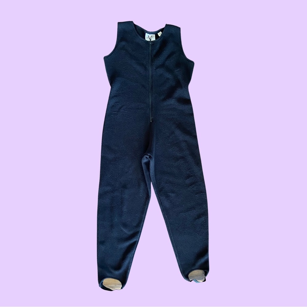 Vintage 90s One Piece Fleece Jumpsuit 🔥